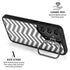Silver Chevron Galaxy S24 FE Kickstand Case